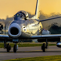 Buy canvas prints of F-86A Sabre 48-0178 G-SABR by Colin Smedley