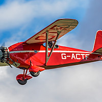 Buy canvas prints of Comper CLA.7 Swift G-ACTF by Colin Smedley
