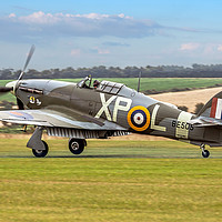 Buy canvas prints of Hawker Hurricane IIB BE505 G-HHII by Colin Smedley