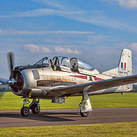 Buy canvas prints of T-28S Fennec 51-7692 G-TROY by Colin Smedley