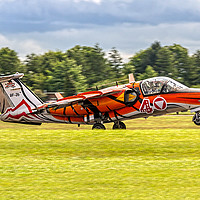 Buy canvas prints of SAAB 105OE 1126/RF-26  by Colin Smedley