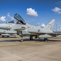 Buy canvas prints of Eurofighter F-2000A Typhoon MM7293 36-33 by Colin Smedley