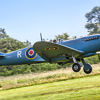 Buy canvas prints of Spitfire PR.XI PL965/R G-MKXI landing by Colin Smedley