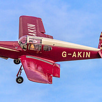Buy canvas prints of Miles M38 Messenger 2A G-AKIN by Colin Smedley