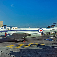 Buy canvas prints of Gloster Meteor T.7 WA662  by Colin Smedley