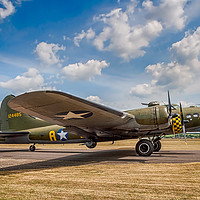 Buy canvas prints of Boeing B-17G Fortress II 44-85784 G-BEDF by Colin Smedley
