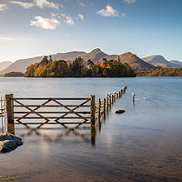 Buy canvas prints of The Gate to Derwent Water by Richard Jones