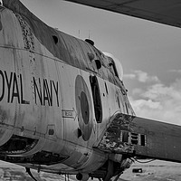 Buy canvas prints of Royal Navy old plane by Janet Simmons