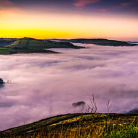 Buy canvas prints of Exmoor Cloud Inversion by Mike Lanning