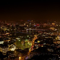 Buy canvas prints of London at night by Mike Lanning