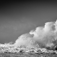 Buy canvas prints of Waves at Trevellas by Mike Lanning