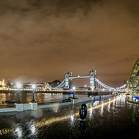 Buy canvas prints of Southwark Thameside by Mike Lanning