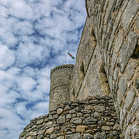 Buy canvas prints of Harlech Castle Gatehouse by Mike Lanning
