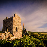 Buy canvas prints of Carn Galver Engine House by Mike Lanning