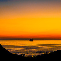 Buy canvas prints of Trevellas Porth Sunset (1) by Mike Lanning