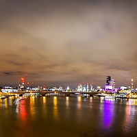 Buy canvas prints of From Hungerford Bridge by Mike Lanning