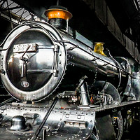 Buy canvas prints of In Didcot Engine Shed - 5322 by Mike Lanning