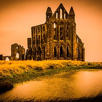 Buy canvas prints of Whitby Abbey by Mike Lanning