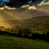 Buy canvas prints of Swaledale dawn by Mike Lanning