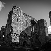 Buy canvas prints of Middleham Castle Keep by Mike Lanning