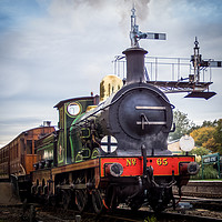 Buy canvas prints of South Eastern Railway O1-class No.65 by Mike Lanning