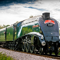 Buy canvas prints of LNER Class A4 4488/60009 Union of South Africa 2 by Mike Lanning
