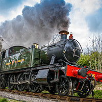 Buy canvas prints of GWR 4555 (2) by Mike Lanning