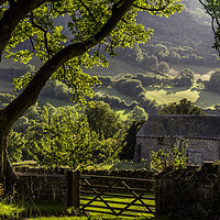 Buy canvas prints of Llanthony Valley by Mal Spain