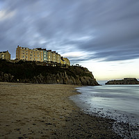 Buy canvas prints of South Beach Tenby by Mal Spain