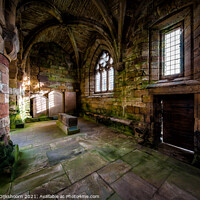 Buy canvas prints of Jedburgh Abbey historic environment in Scotland by Steven Dijkshoorn