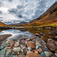 Buy canvas prints of Near Loch Etive while driving through Scotland by Steven Dijkshoorn