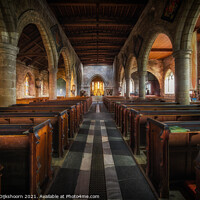 Buy canvas prints of Inside a church in the UK, Newcastle by Steven Dijkshoorn