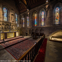 Buy canvas prints of St Aidan church in Bamburgh, Newcastle by Steven Dijkshoorn