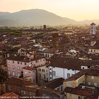 Buy canvas prints of A view on the city Lucca in Italy by Steven Dijkshoorn