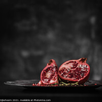 Buy canvas prints of Pomegranate Still Life by Steven Dijkshoorn