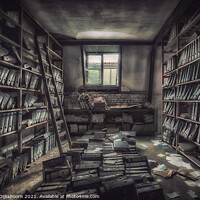Buy canvas prints of An old filing room at an abandoned company by Steven Dijkshoorn
