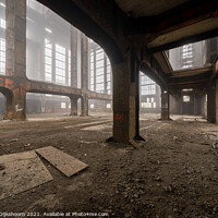 Buy canvas prints of An abandoned factory in Belgium by Steven Dijkshoorn