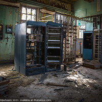 Buy canvas prints of An abandoned server room by Steven Dijkshoorn