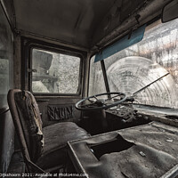 Buy canvas prints of The inside of a far reaching bus urbex exploration by Steven Dijkshoorn
