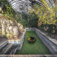 Buy canvas prints of An abandoned swimming pool in Belgium by Steven Dijkshoorn