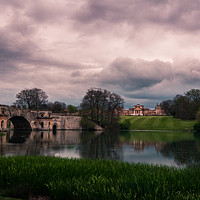 Buy canvas prints of Blenheim Palace and gardens by Darren Lowe