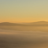 Buy canvas prints of Tors on Dartmoor at sunrise  by stephen tolley
