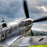Buy canvas prints of Spitfire by John Breuilly