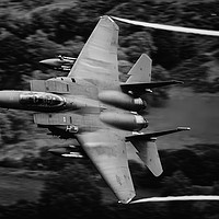 Buy canvas prints of F-15E Strike Eagle '500 feet, 500 knots' by John Breuilly