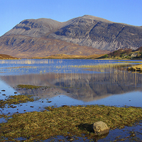 Buy canvas prints of Arkle from Loch Stack by David Wilson