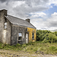 Buy canvas prints of Old Abandoned farmhouse Ireland by David Michael Norton