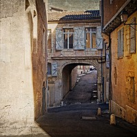 Buy canvas prints of Early Morning Medieval Streets of Auch by Nicholas Jones