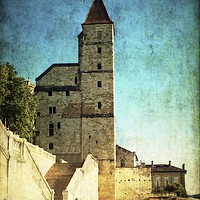 Buy canvas prints of Tour d’Armagnac (Tower) in Auch, France  by Nicholas Jones