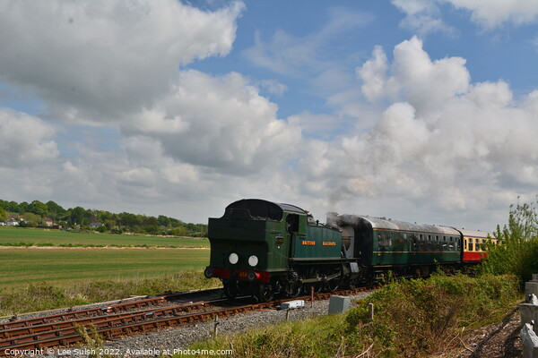Steam Train from The Kent & East Sussex Railway Picture Board by Lee Sulsh
