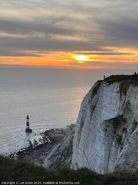 Beachy Head Lighthouse Picture Board by Lee Sulsh